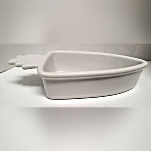 Chantal 1 Cup White  Carrot Shaped Ramekin